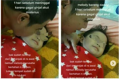 Memilukan, Video Bocah Perempuan Lemas di RS, Meninggal Akibat Gagal Ginjal Akut