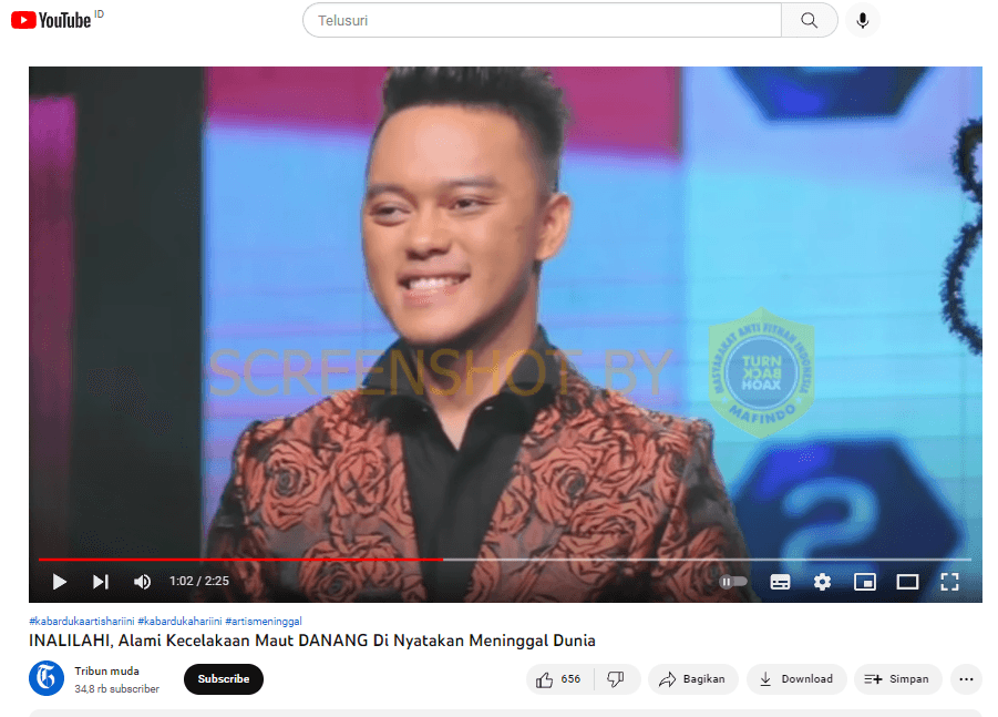 Penyanyi Dangdut Danang DA Meninggal Akibat Kecelakaan Maut, Cek Faktanya