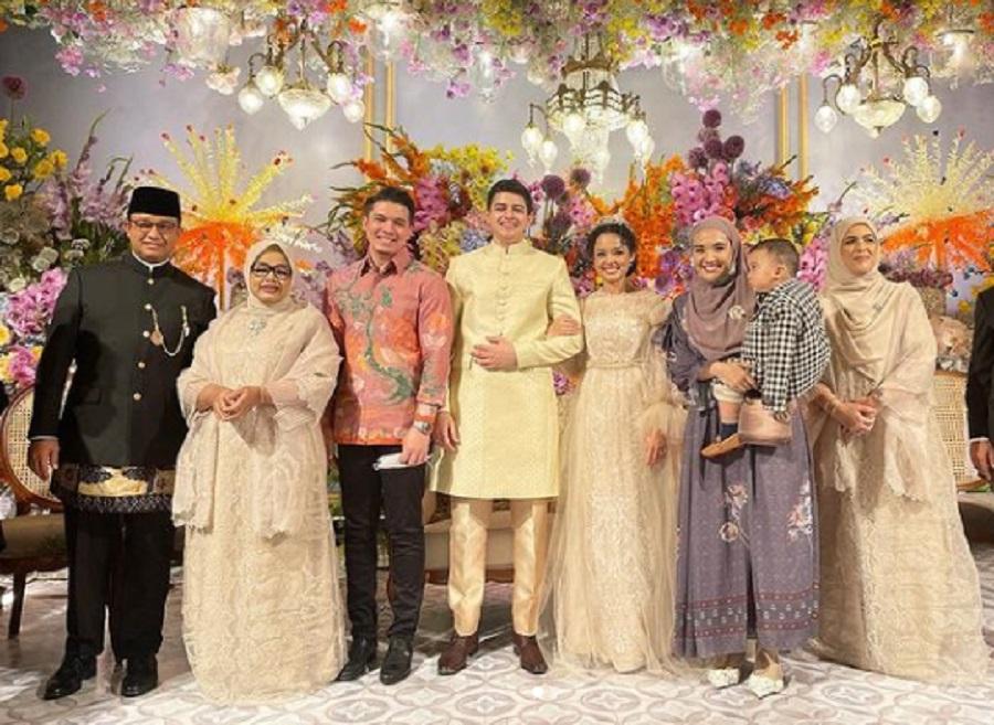 Pasangan Artis dan Legislator Kebon Sirih Hadiri Pesta Pernikahan Putri Anies Baswedan